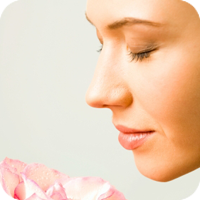 image of a peaceful woman.